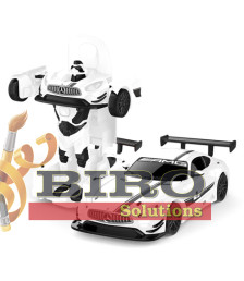 Mașină RASTAR Die cast 1:32 Mercedes-Benz GT3 Transformable car, albă, 61365
